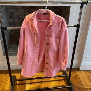 Pink oversized Jacket